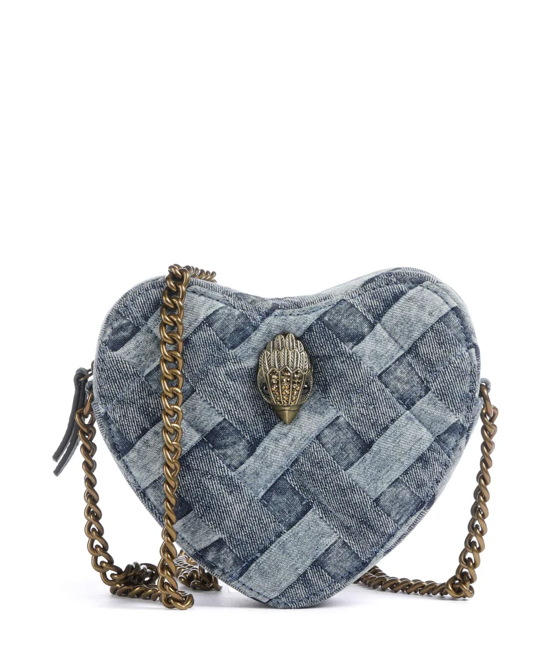 Kurt Geiger Kensington Heart Umhängetasche denim