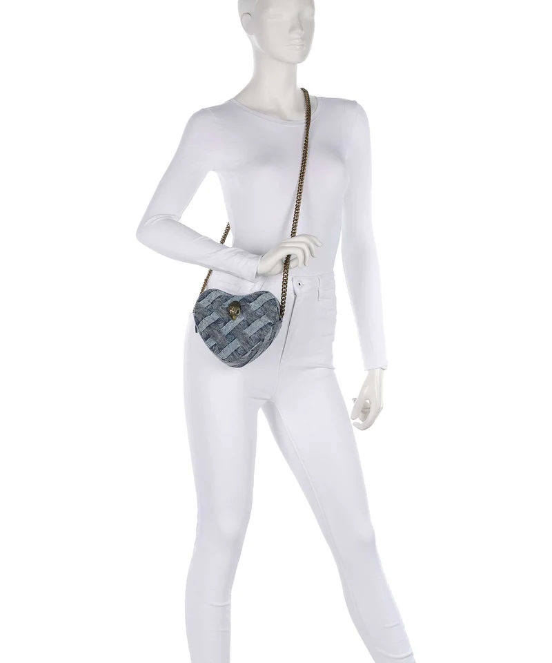 Kurt Geiger Kensington Heart Umhängetasche denim