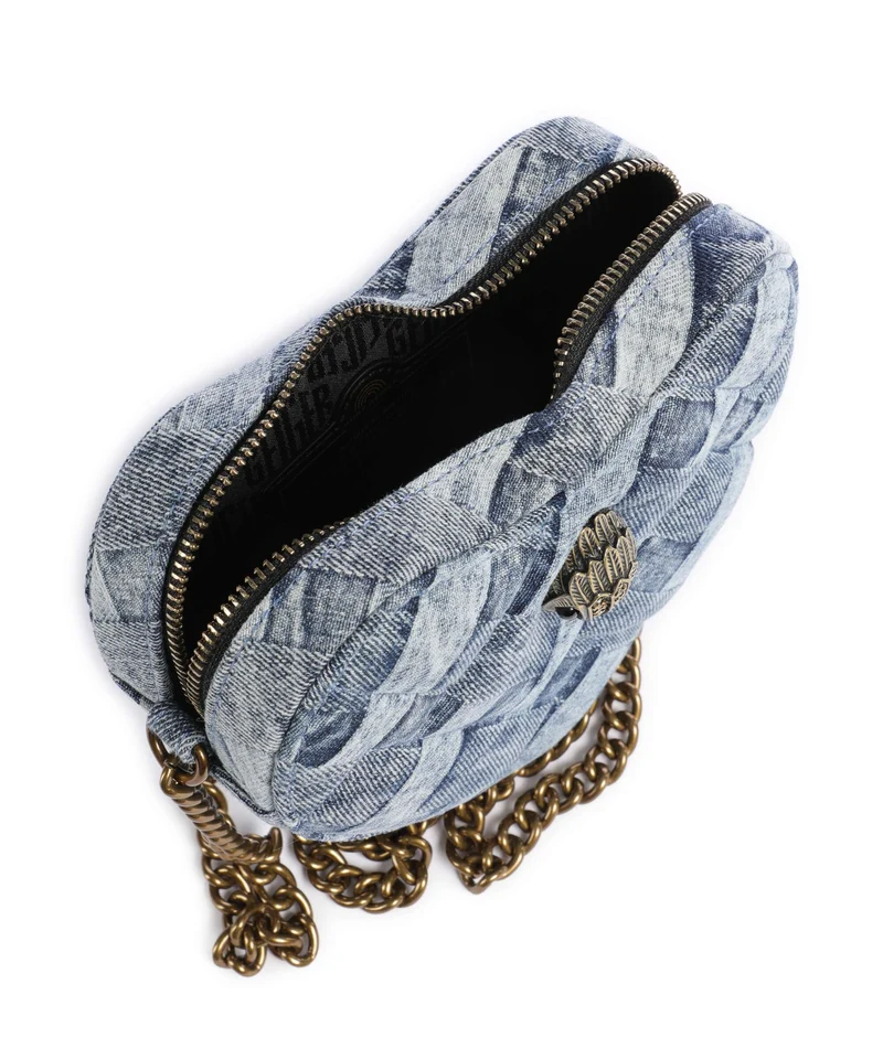 Kurt Geiger Kensington Heart Umhängetasche denim
