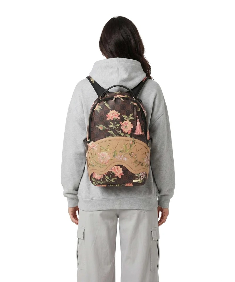 Sprayground AI Henny Floral Rucksack brown