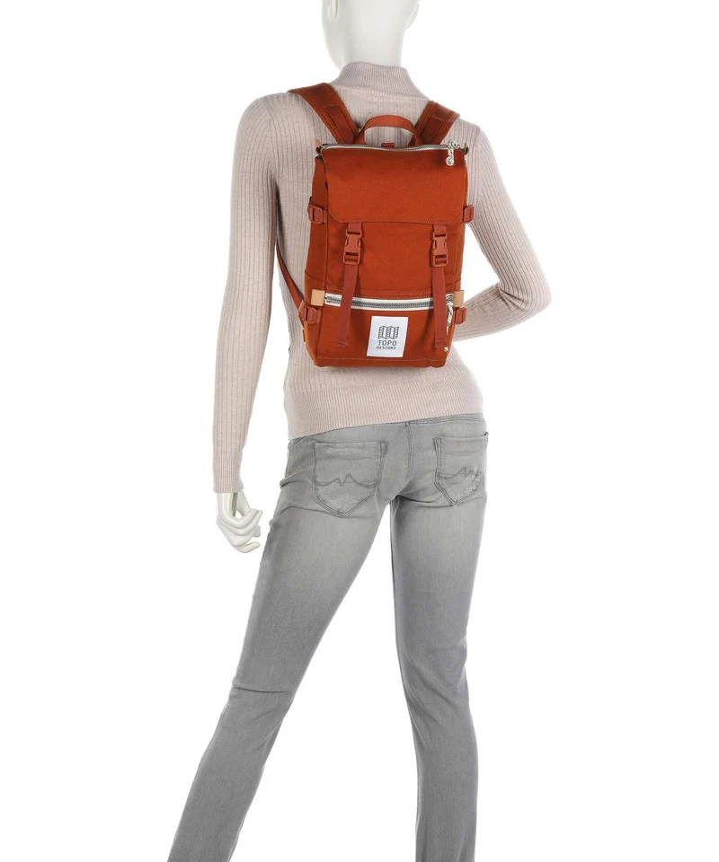 Topo Designs Rover Mini Rucksack oil green/dark pine