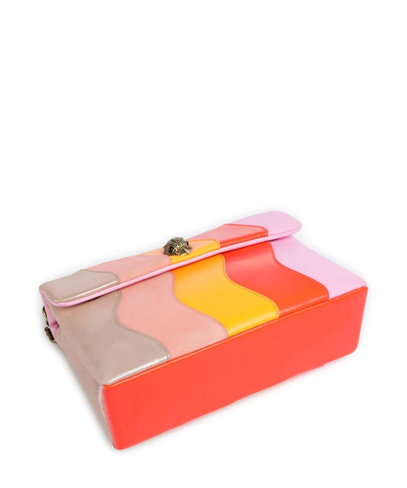 Kurt Geiger Kensington Schultertasche pink combination