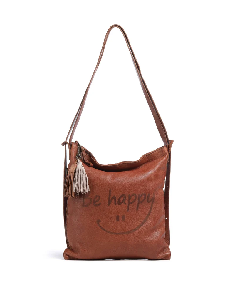 Taschendieb Wien Fröhlichgasse 3 Rucksack-Tasche cognac