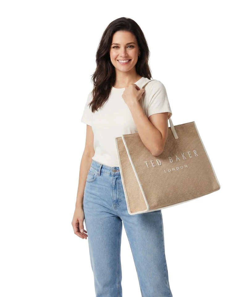 Ted Baker Pallmer Shopper ivory