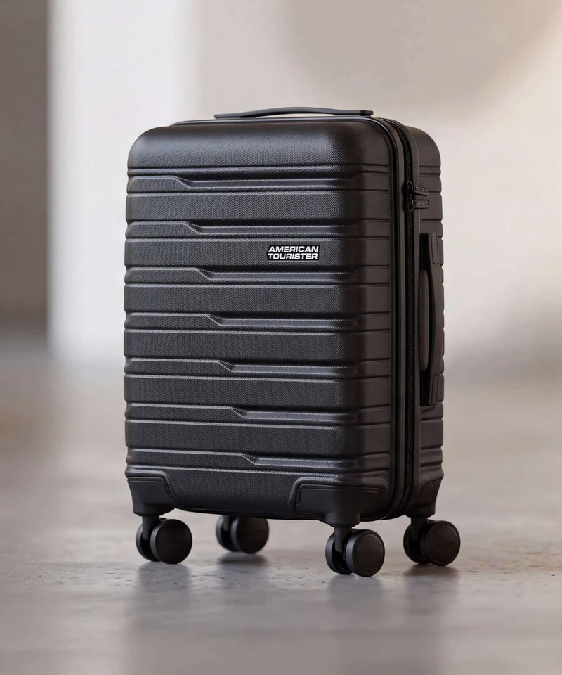 American Tourister Flashline 4-Rollen Trolley shadow black
