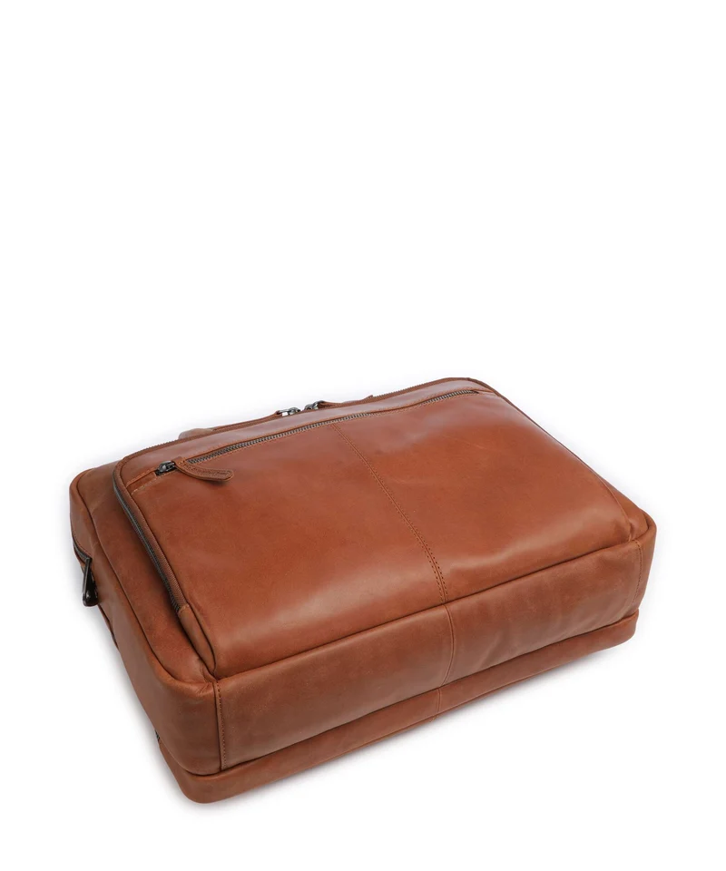 The Chesterfield Brand Wax Pull Up Cow Tacama Laptoptasche cognac
