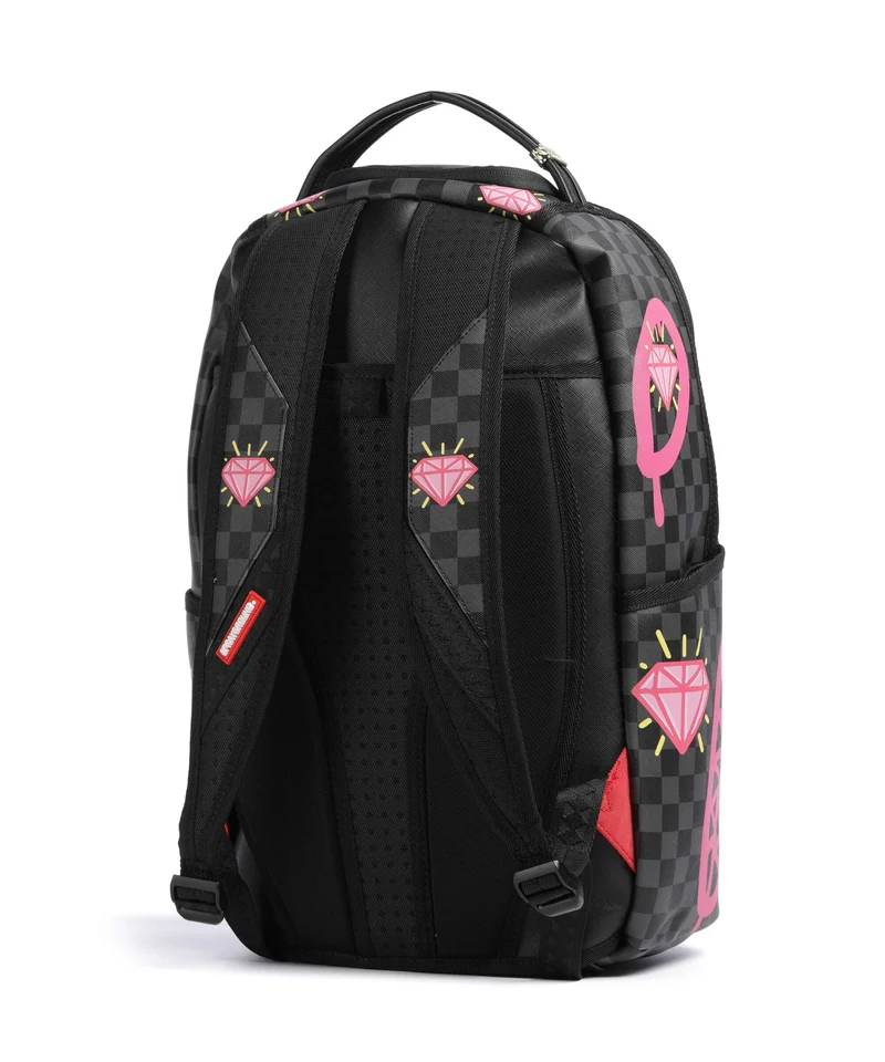 Sprayground Pink Panther Drippy Diamonds Rucksack multicolour