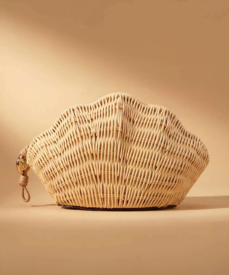 Michael Kors Shelly Clutch natural