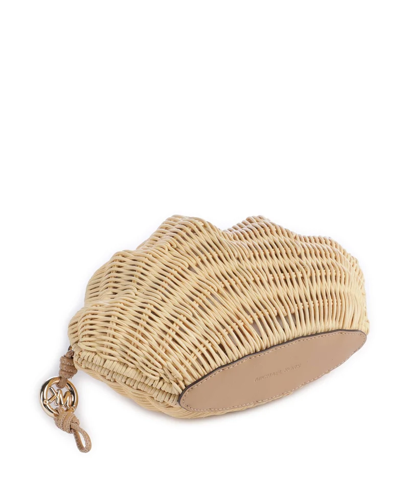 Michael Kors Shelly Clutch natural