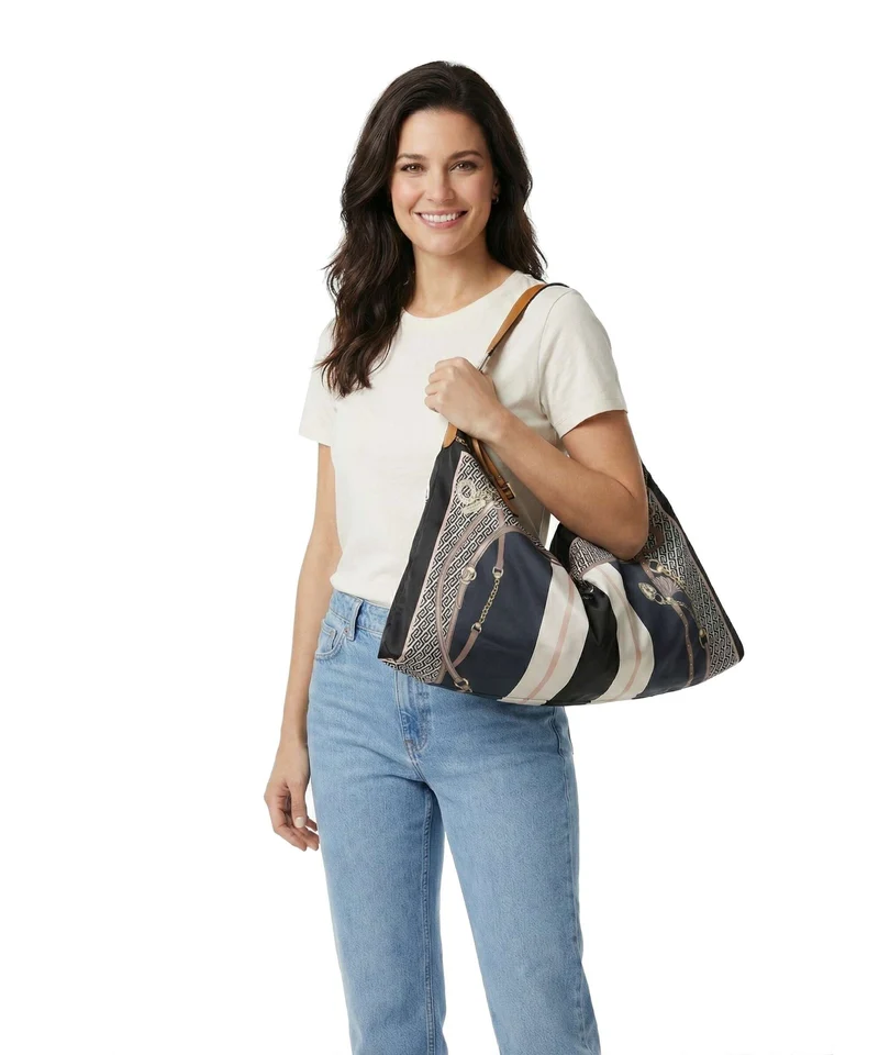 Liu Jo Foulard Beuteltasche st metall nero