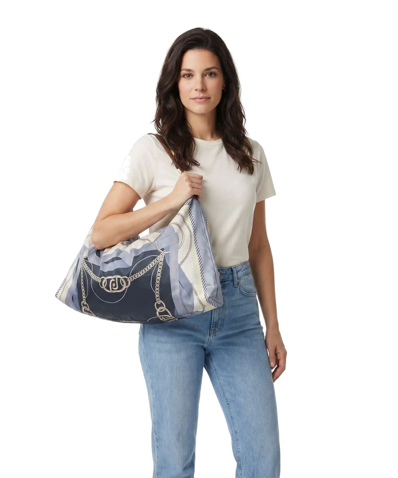 Liu Jo Foulard Beuteltasche st metall/light denim