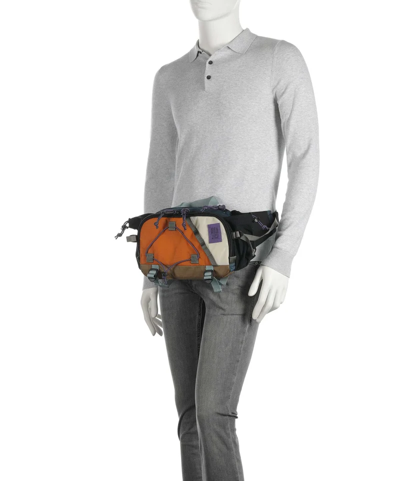 Topo Designs Mountain Hydro Gürteltasche woodland/terracotta