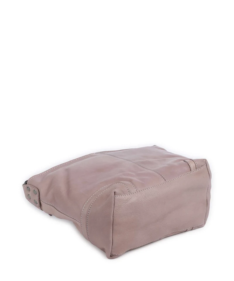 The Chesterfield Brand Washed Waxed Cow Lucy Schultertasche lavender lilac