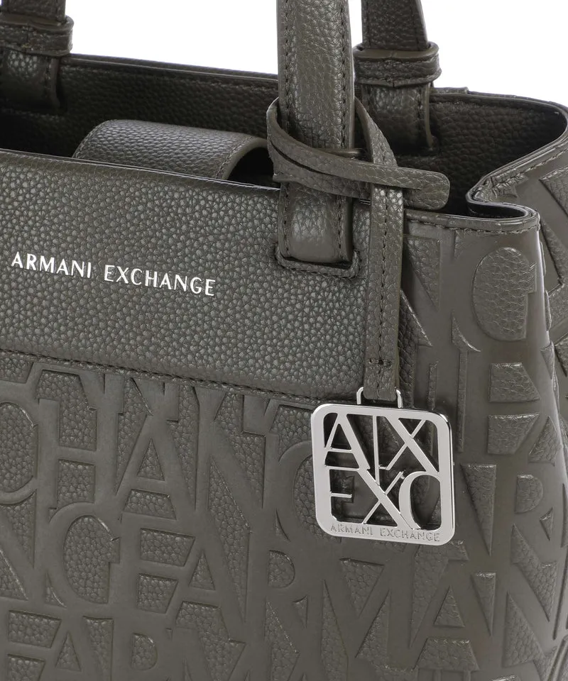 Armani Exchange Liz Monogram S Handtasche savanna