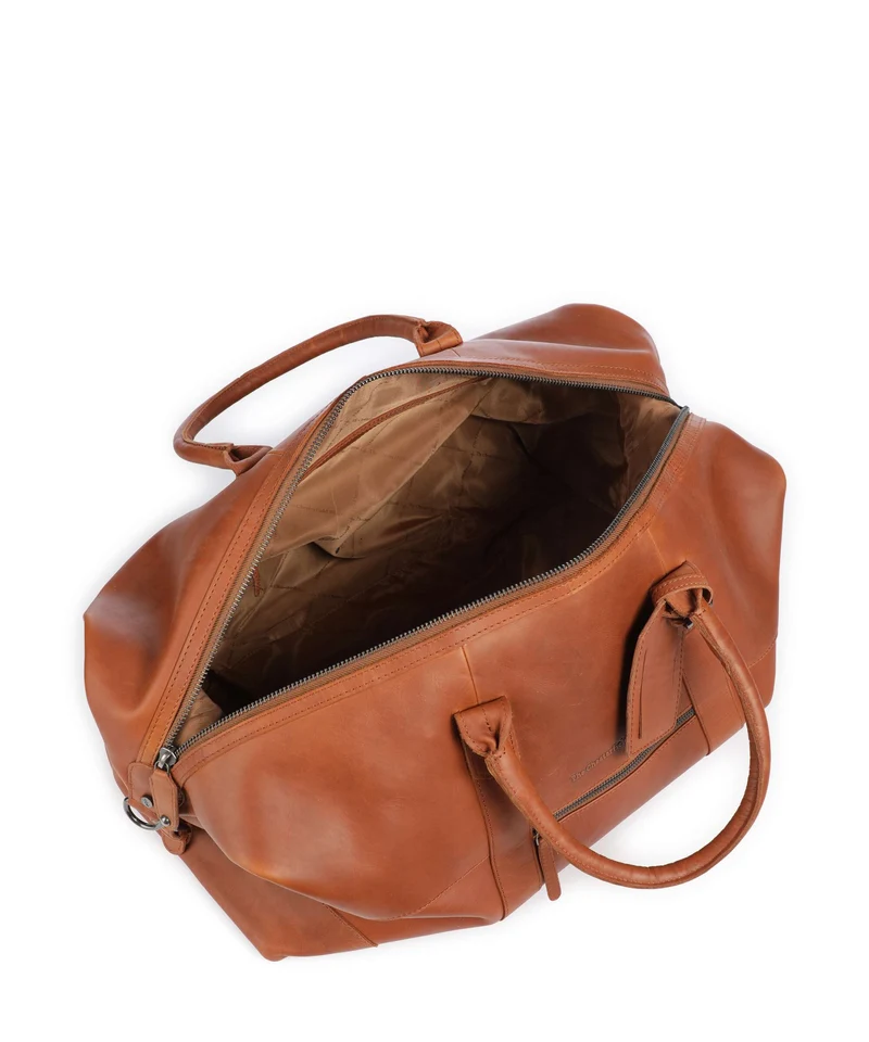 The Chesterfield Brand Wax Pull Up Cow Portsmouth 2 Weekender cognac