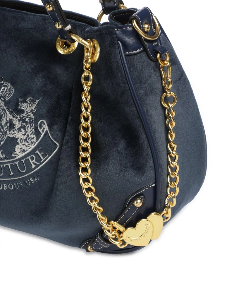 Juicy Couture Twig Narrative Velvet M Beuteltasche blue depths
