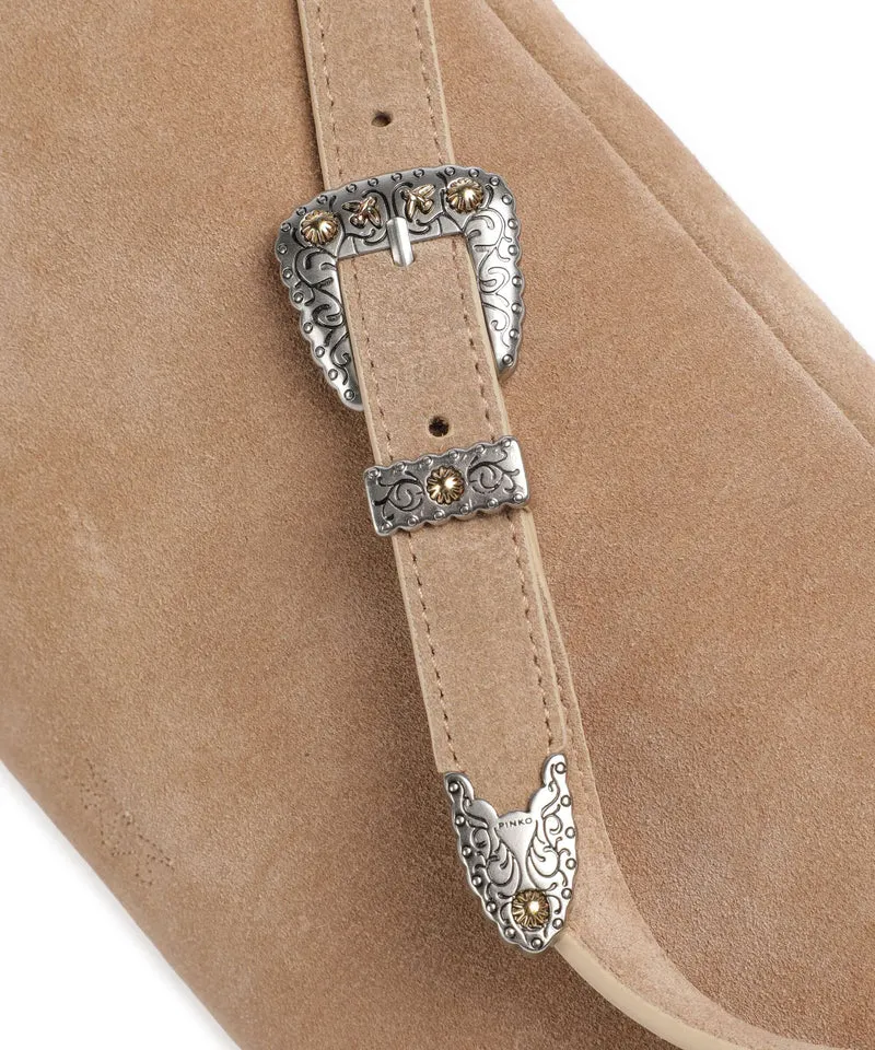 Pinko Gürteltasche beige/scoiattolo/antique gold