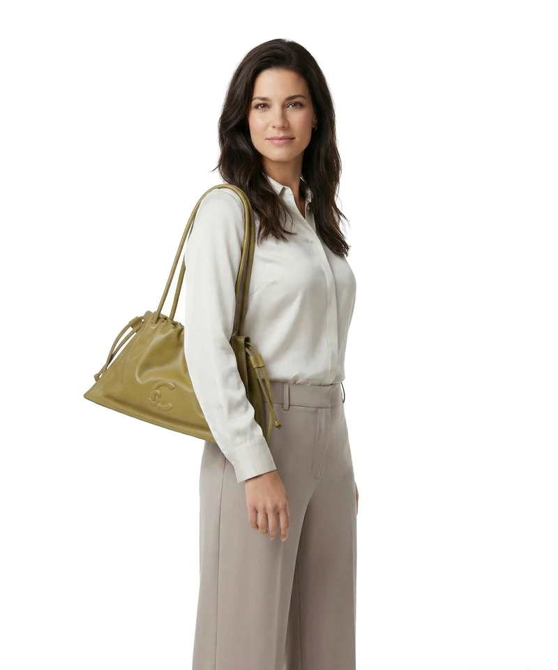 Coccinelle Dulse Bucket Handtasche seagrass