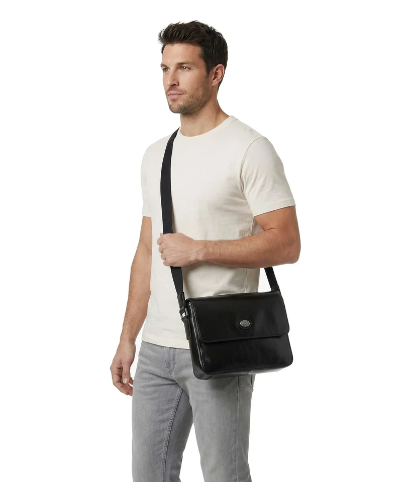 The Bridge Story Uomo Kuriertasche nero