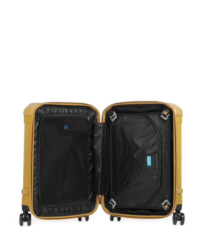 Piquadro POP 4-Rollen Trolley mustard