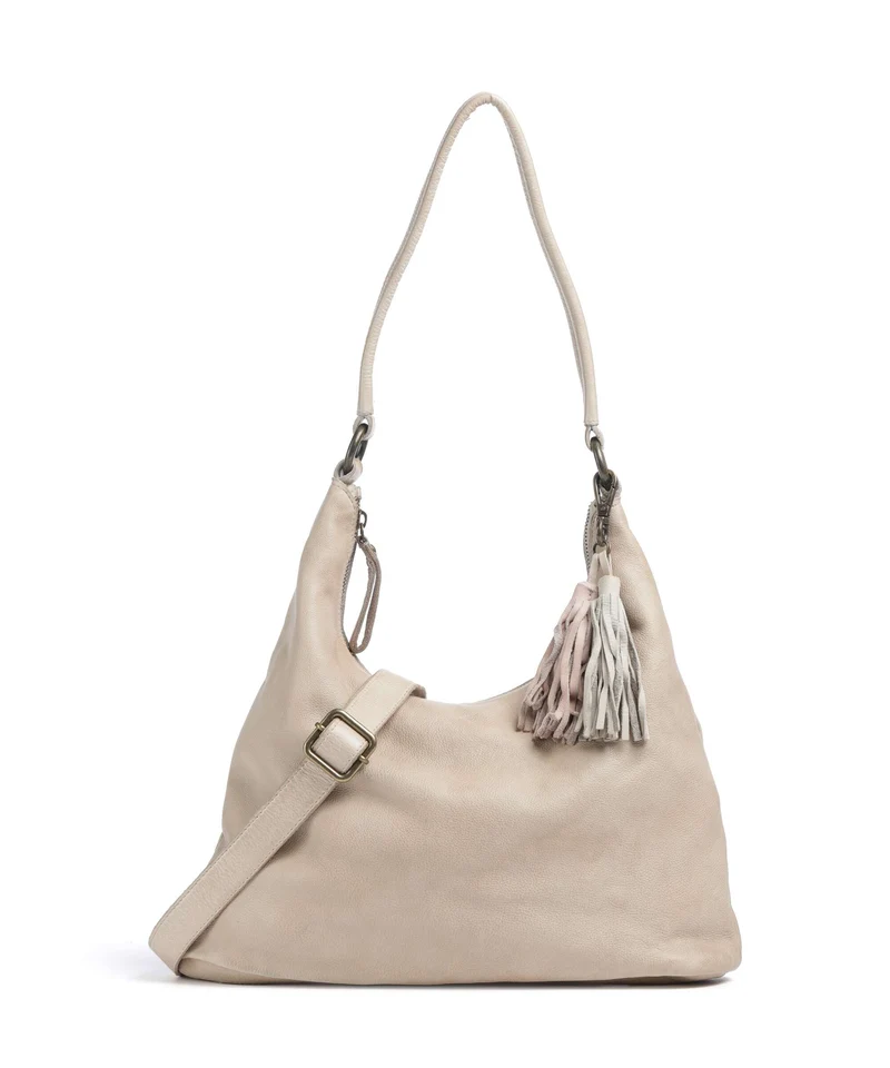 Taschendieb Wien Löwengasse 5xx Beuteltasche creme