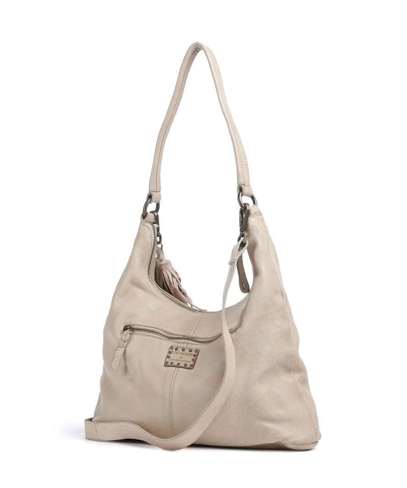 Taschendieb Wien Löwengasse 5xx Beuteltasche creme