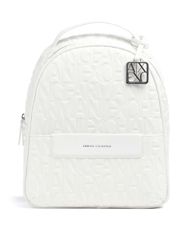 Armani Exchange Liz Pebble S Rucksack off white