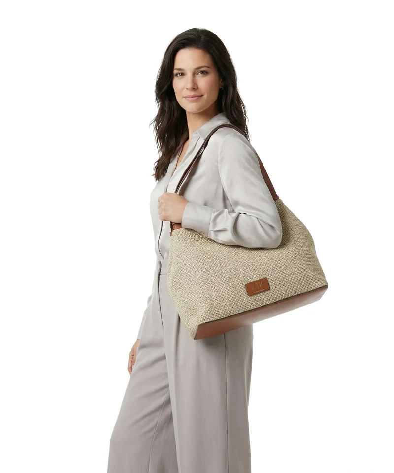 Armani Exchange Alice M Beuteltasche natural/saline clay