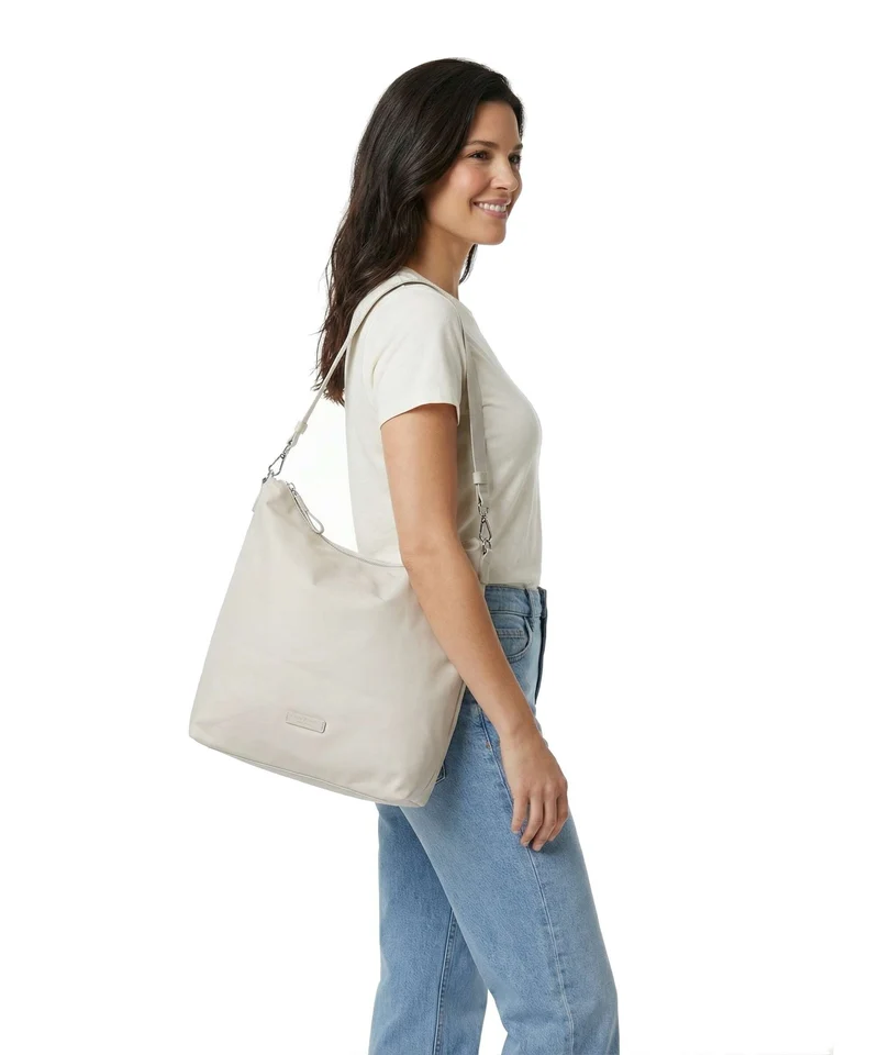 Marc O'Polo Amelie M Beuteltasche grey silk
