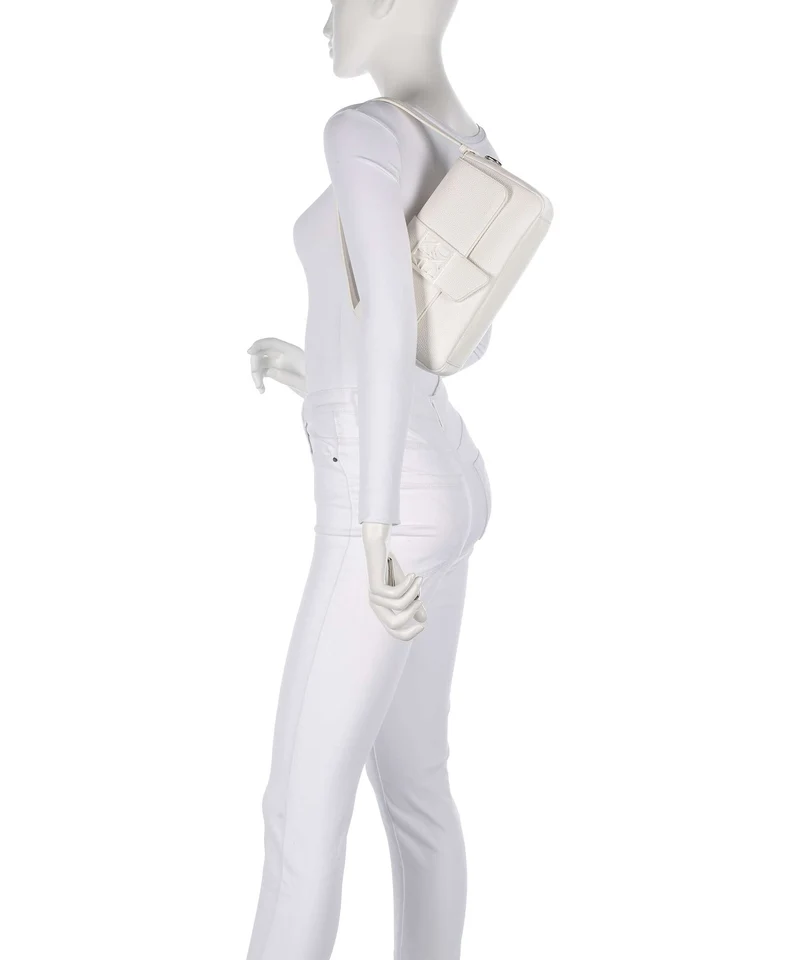 Armani Exchange Susy Soft Schultertasche off white