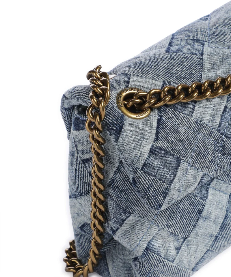 Kurt Geiger Kensington Mini Schultertasche denim