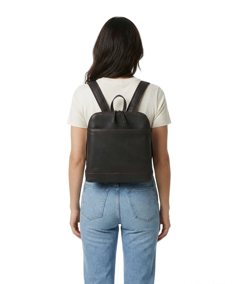 The Chesterfield Brand Wax Pull Up Cow Tigris Rucksack brown