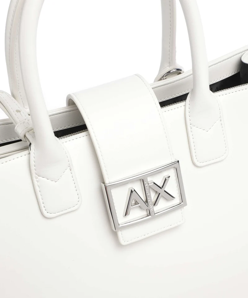 Armani Exchange Wonder M Handtasche off white