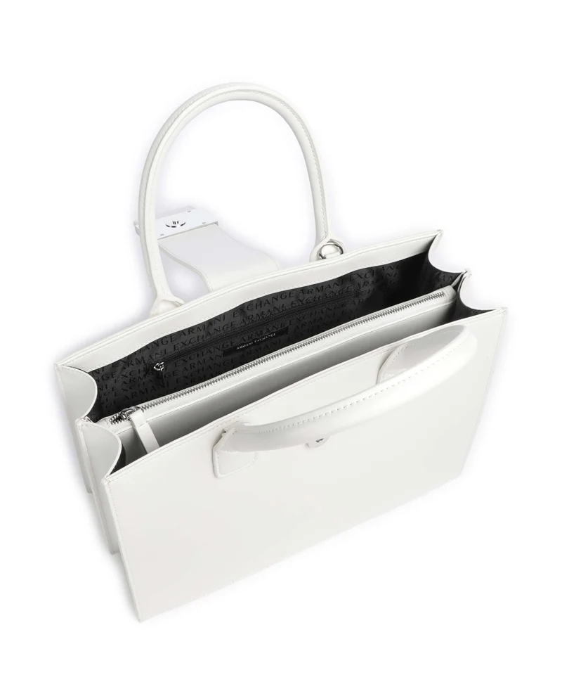 Armani Exchange Wonder M Handtasche off white