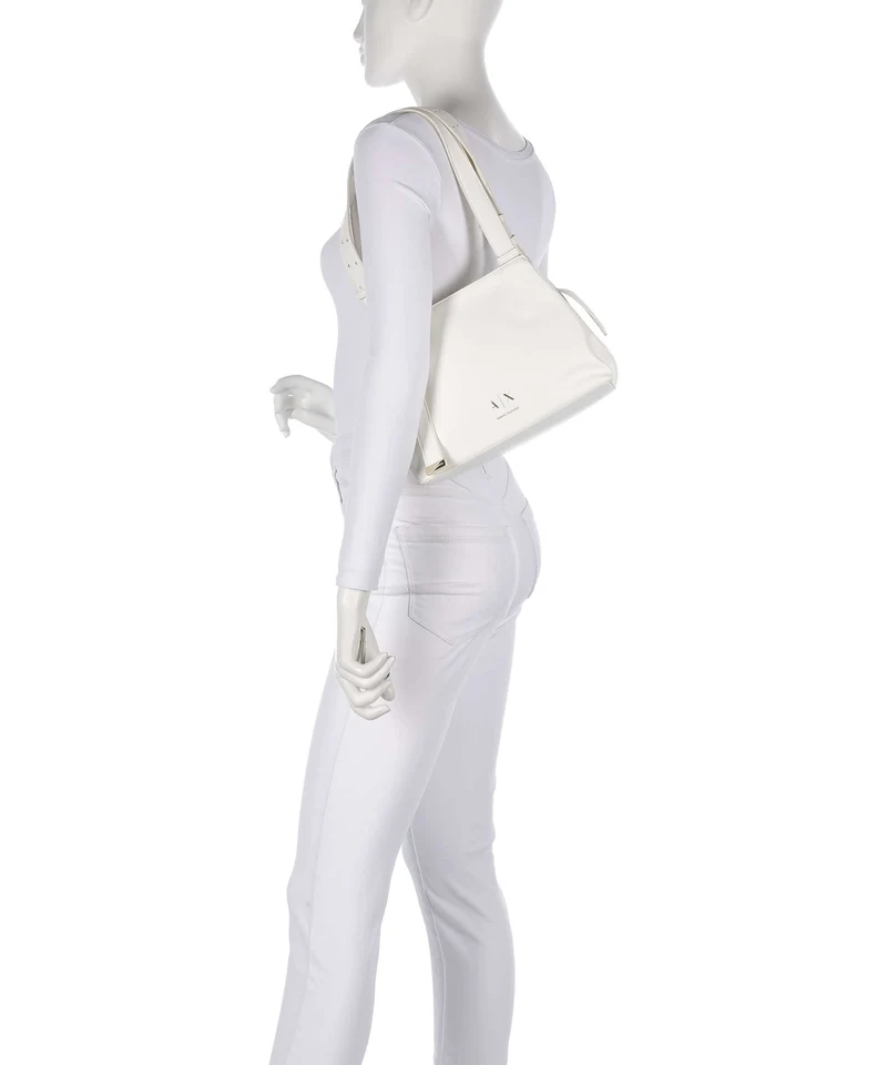 Armani Exchange Alice S Schultertasche off white
