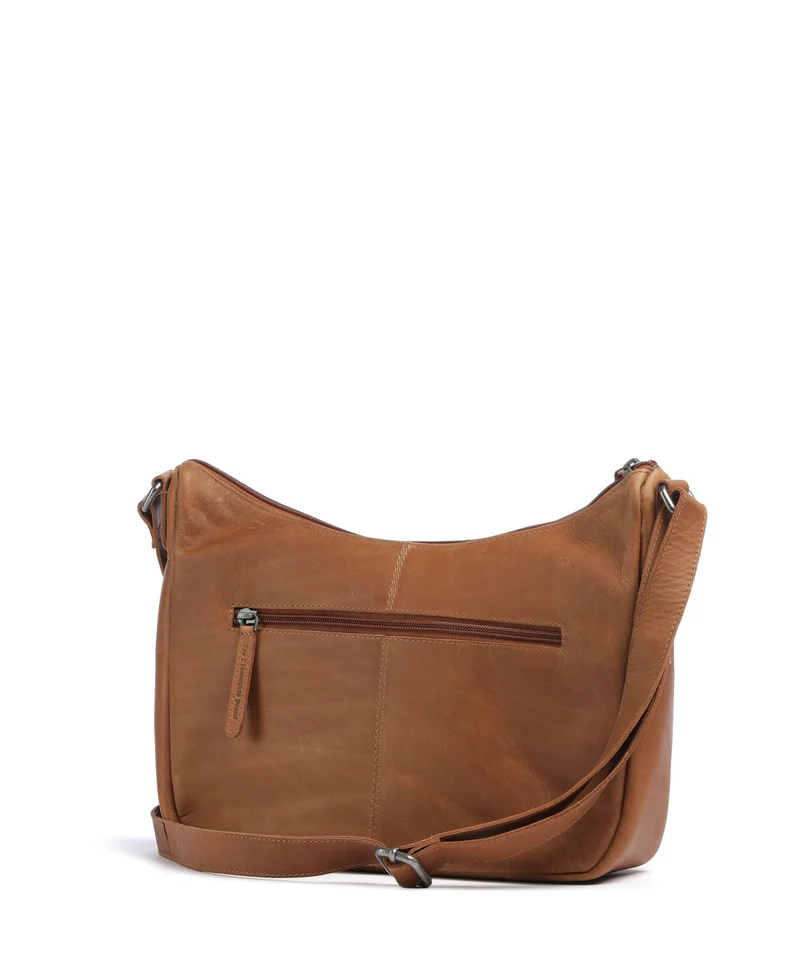 The Chesterfield Brand Wax Pull Up Cow Valenora Schultertasche cognac