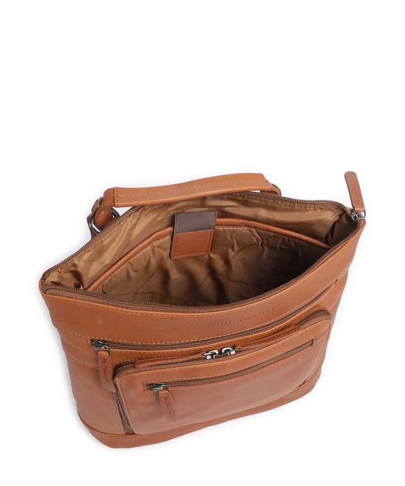 The Chesterfield Brand Wax Pull Up Cow Caldero Rucksack cognac