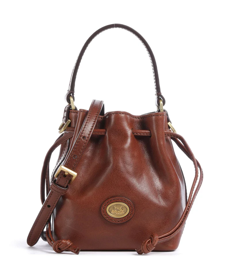 The Bridge Story Donna Bucket Handtasche marrone