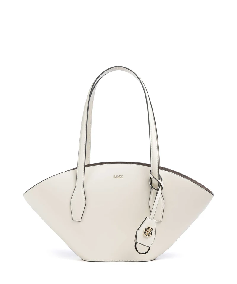 BOSS Numah Schultertasche open white