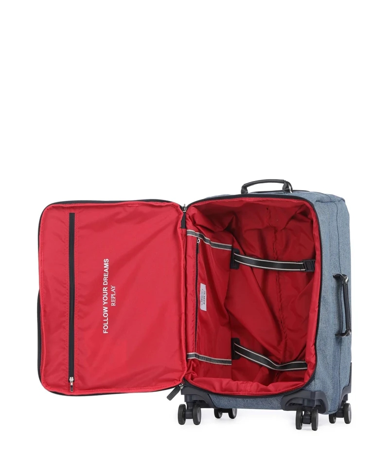 Brics Replay 4-Rollen Trolley light denim