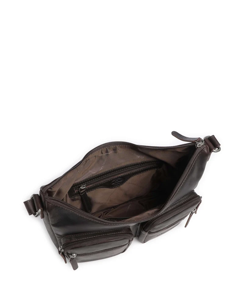 The Chesterfield Brand Wax Pull Up Cow Valenora Schultertasche brown