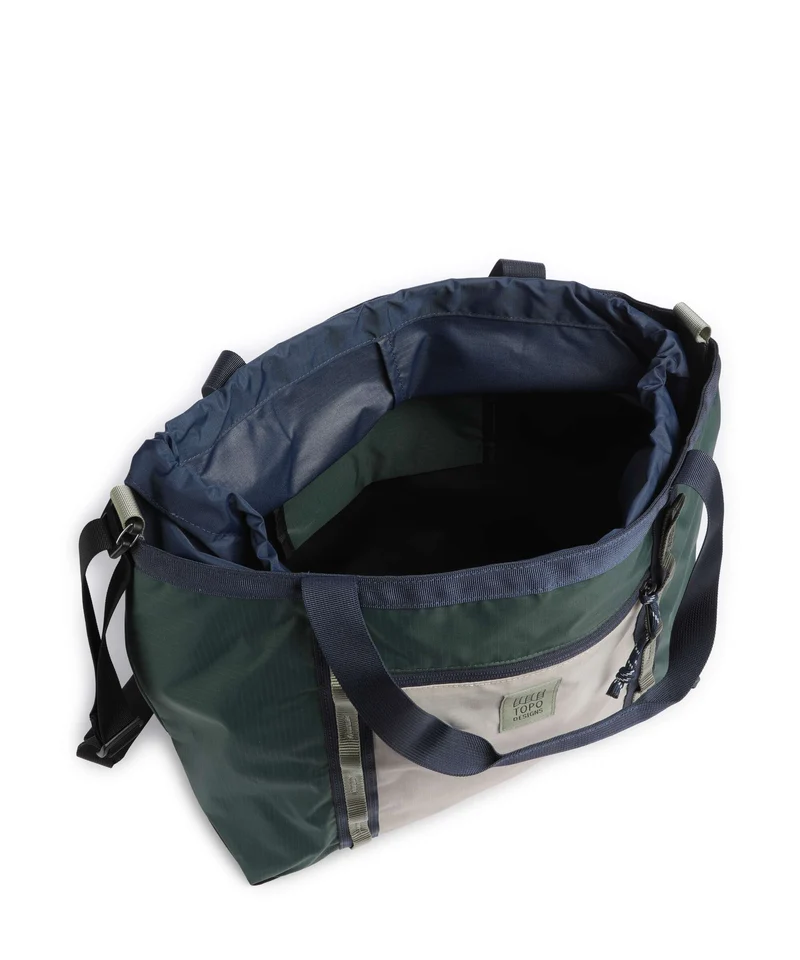 Topo Designs Mountain Utility Shopper forest/bone white