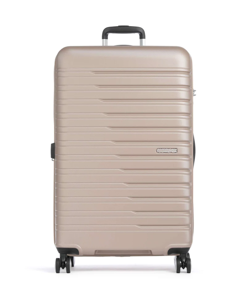 American Tourister Flashline 4-Rollen Trolley ivory gold