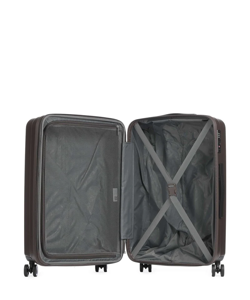 American Tourister Aerojoy 4-Rollen Trolley Set metallic brown