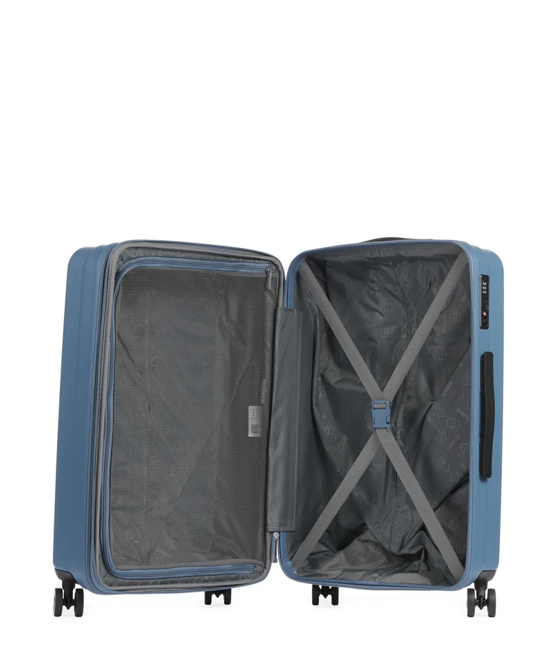American Tourister Aerojoy 4-Rollen Trolley Set coronet blue