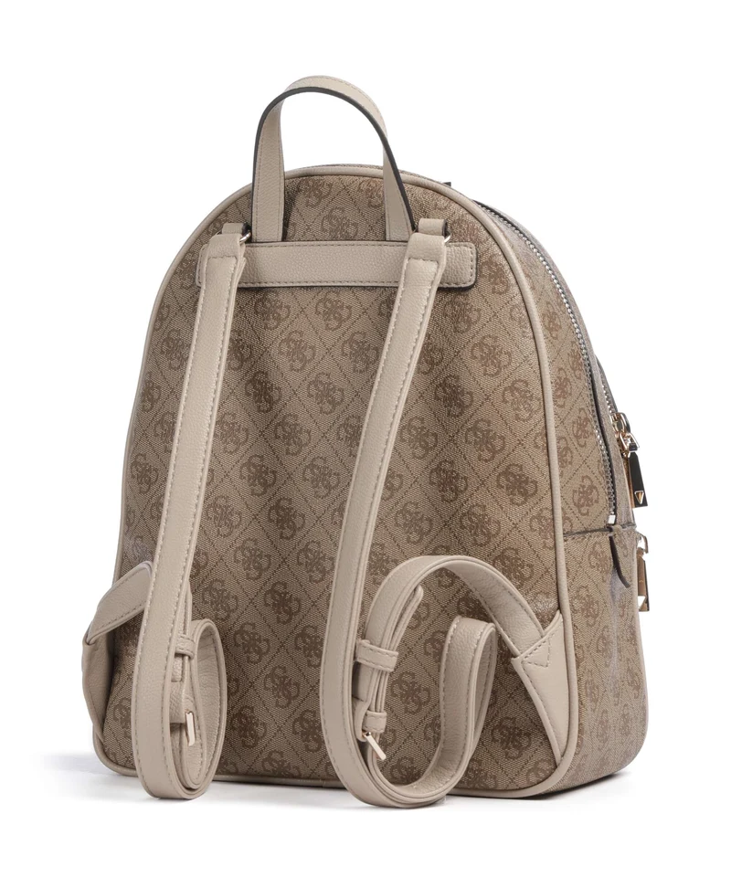 Guess Manhattan II Large Rucksack latte logo
