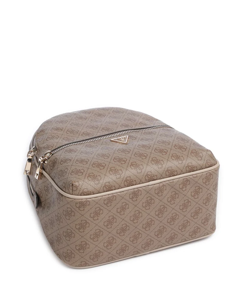 Guess Manhattan II Large Rucksack latte logo