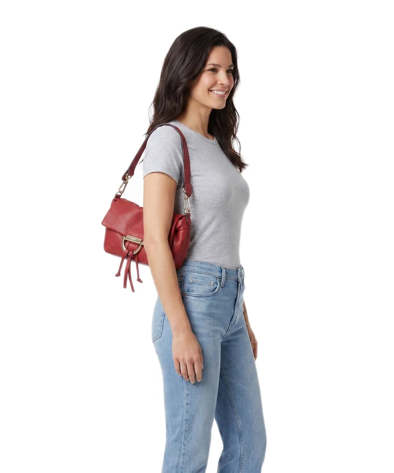 Abro Dalia Temi Small Schultertasche ruby