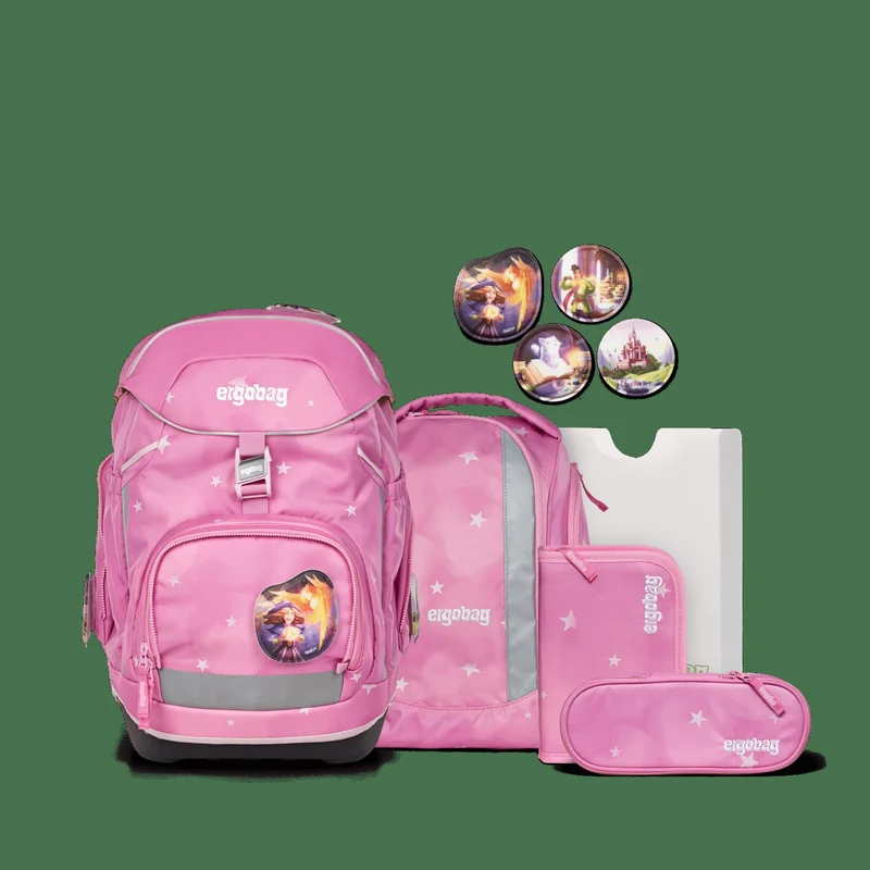 Schulrucksack Pack Set 6tlg. WolkenzauBär Pink