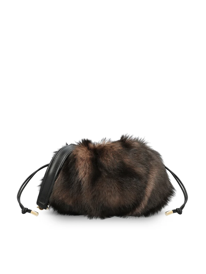 CHLOE' Borsa A Tracolla Effetto Pelliccia